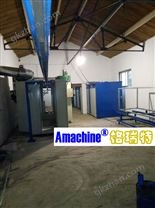 手動鋁型材靜電噴涂生產線